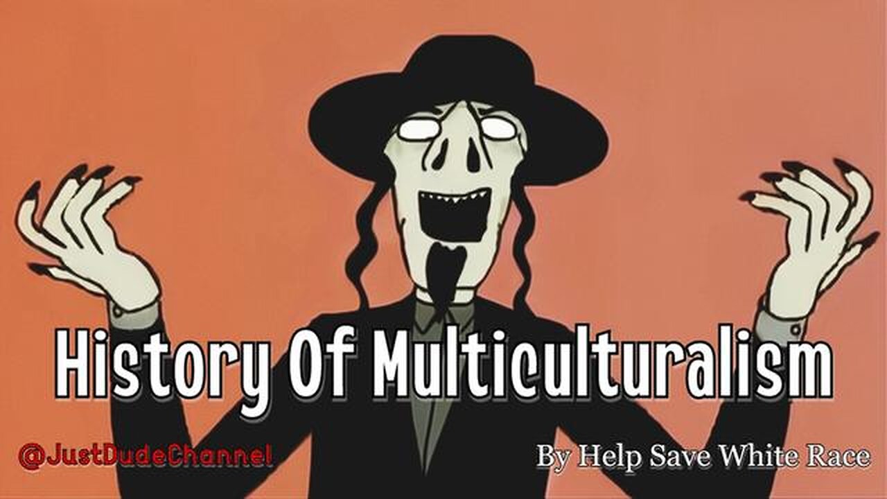 History Of Multiculturalism - This cartoon depicts a grim future for the White race