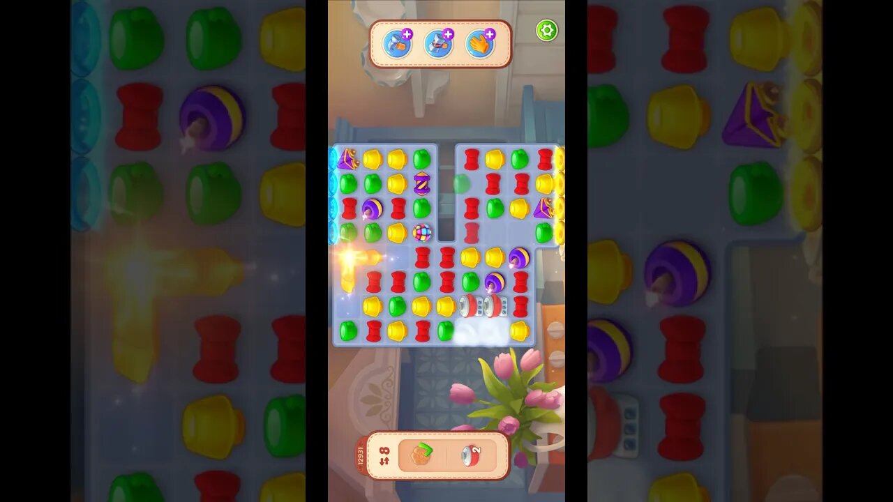 Shorts Playrix Homescapes Gameplay Walkthrough Level 12931-040