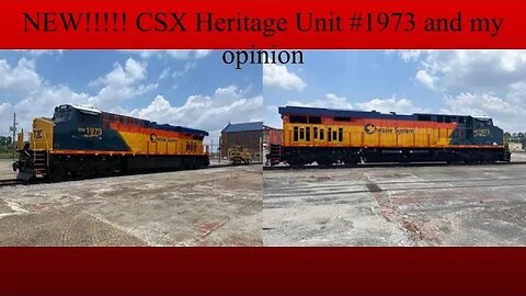 New CSX Heritage Unit #1973 and my opinion on it
