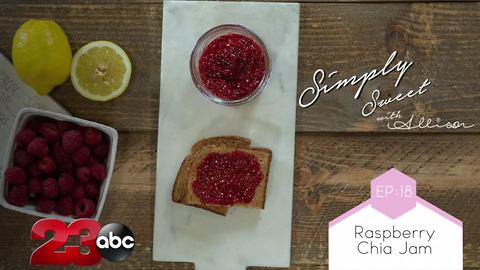 Easy and healthy Raspberry Chia Jam