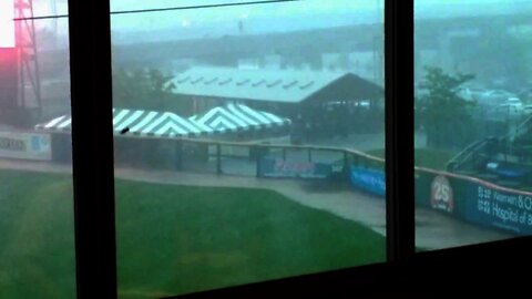 Thunderstorm at the Bisons game. 8/5/2012