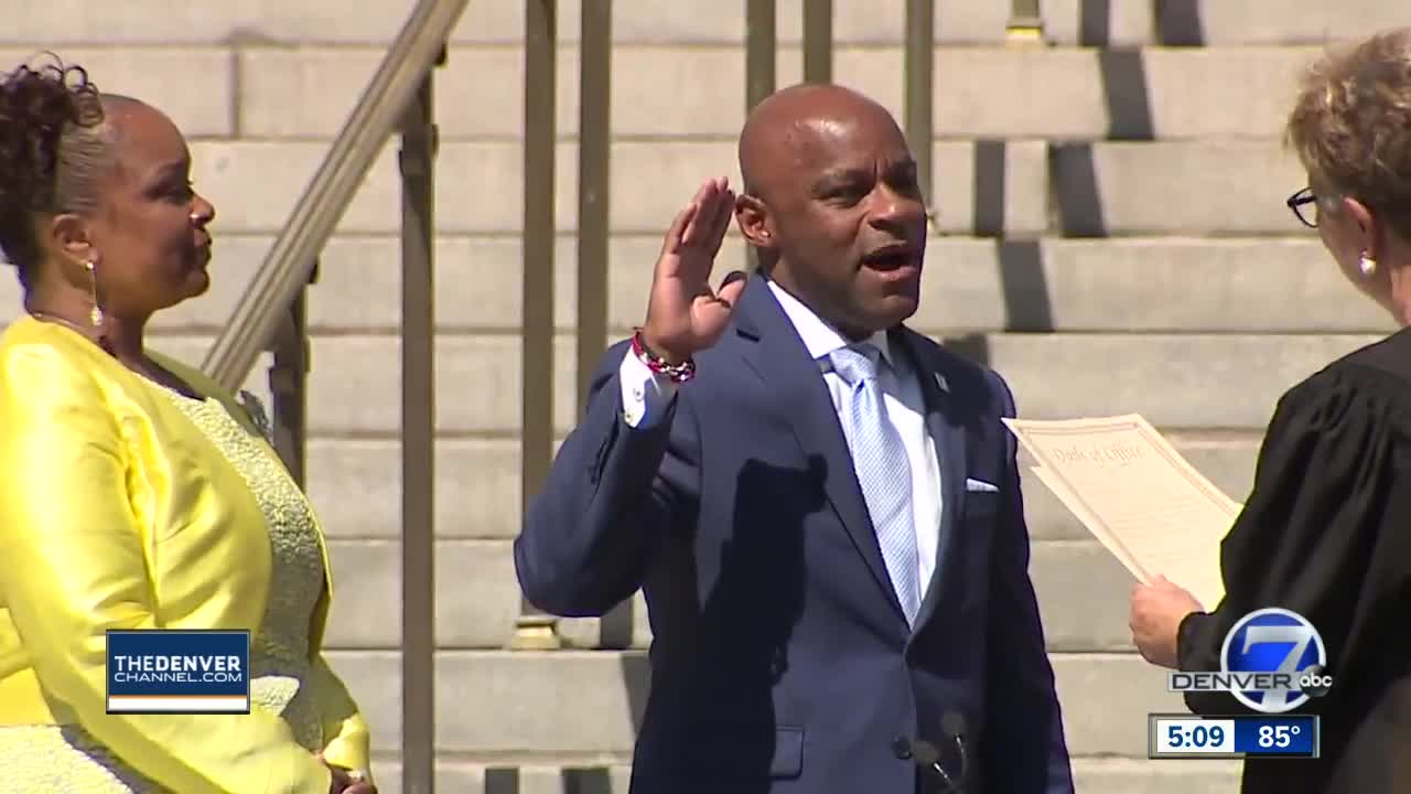 Mayor Hancock addresses several hot-button national issues during his final inaugural address