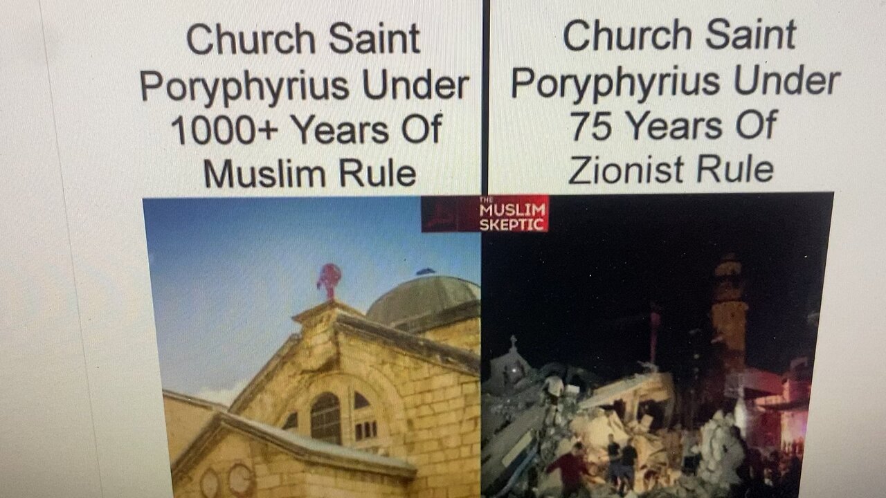 Church of Poryphyrius Destroyed