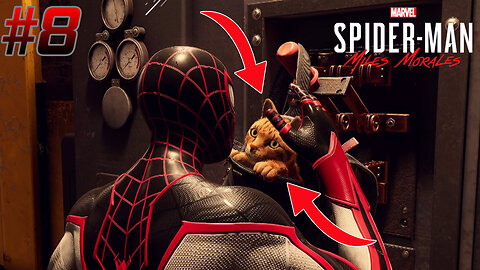 I SAVE A CAT! - MARVEL'S SPIDER-MAN: MILES MORALES LET'S PLAY #8