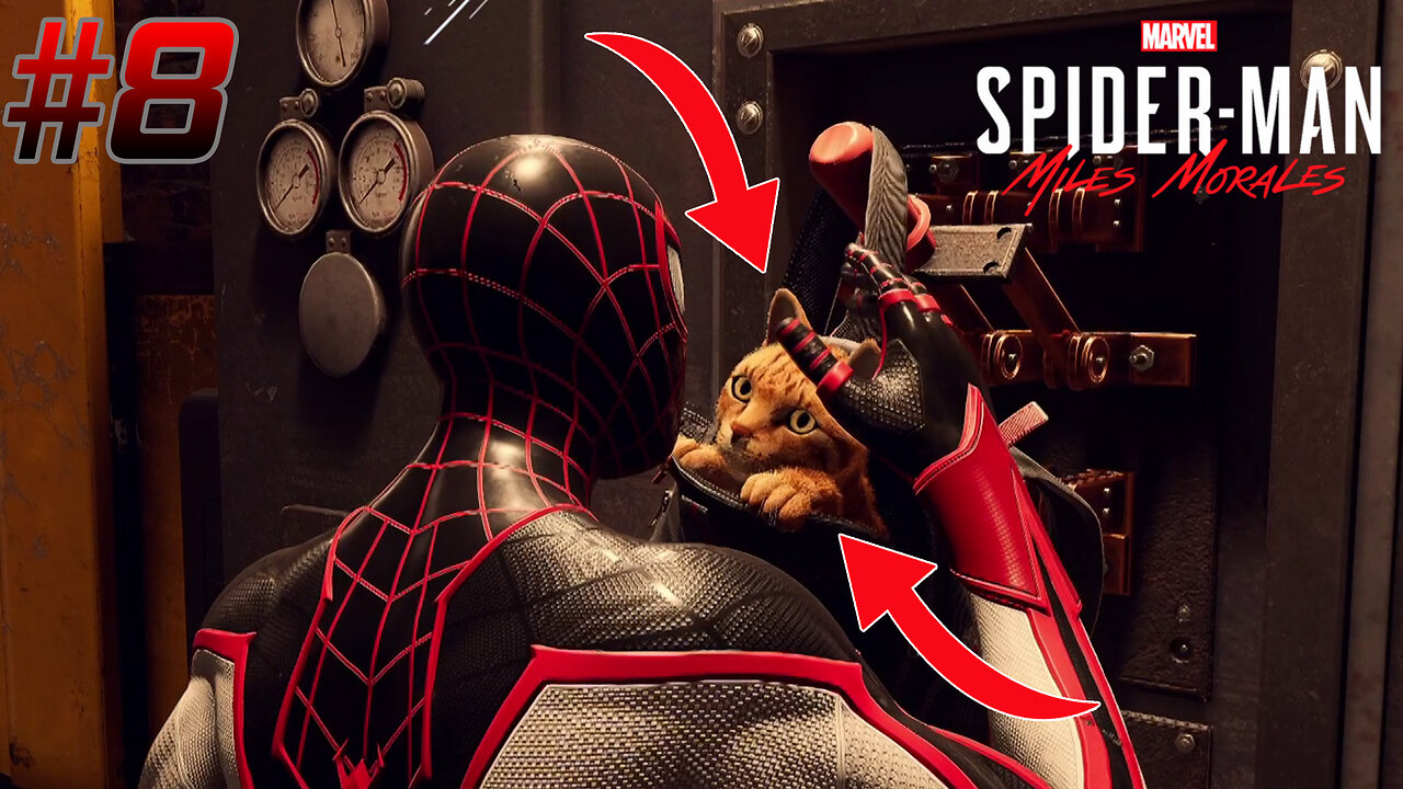 I SAVE A CAT! - MARVEL'S SPIDER-MAN: MILES MORALES LET'S PLAY #8