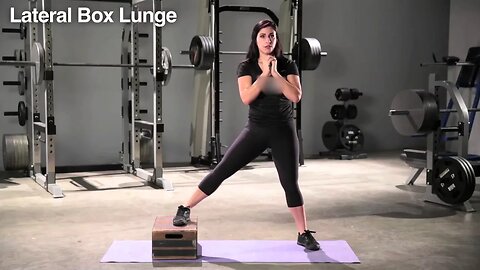 Lateral Box Lunge