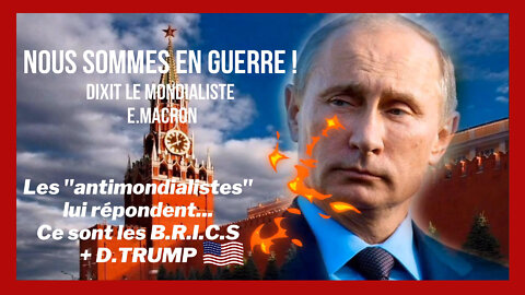 "Nous sommes en guerre"? Mais devinez contre qui, et à cause de qui ... (Hd 1080) Voir descriptif