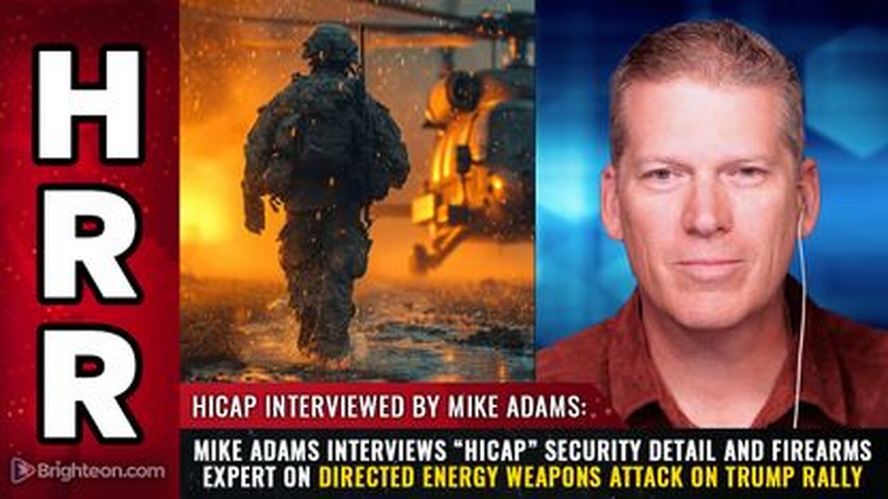 “HiCap” security detail and firearms expert on Directed Energy Weapons Attack on Trump Rally
