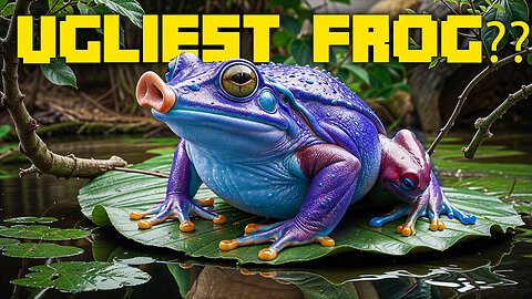 The World’s Ugliest Frog: Pig-Nosed and Purple, Is This the Strangest Creature on Earth?