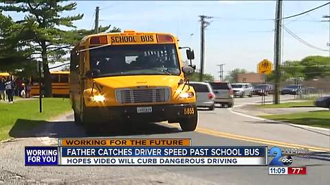 Harford Co. father wants drivers to slow down and stop for school buses