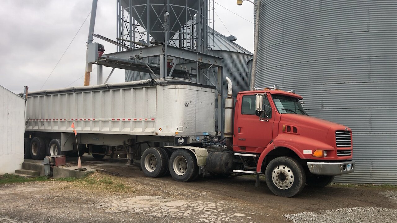 Loading Corn Haul to Grain Elevator pt 2