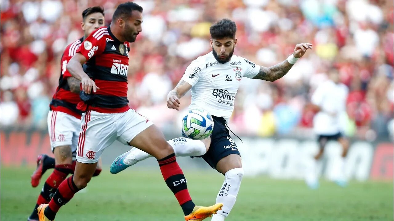 Flamengo VENCE NO FIM e AFUNDA o Corinthians; Vinicius Júnior é ALVO DE RACISMO! | CANELADA