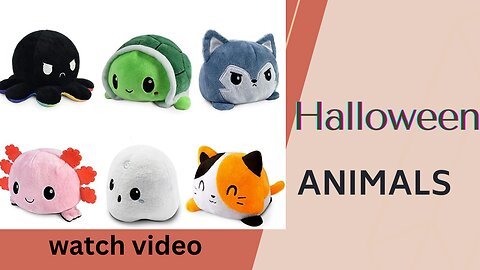Cute Sensory Fidget Stuffed Animals That Show Your Mood - Perfect for Halloween!