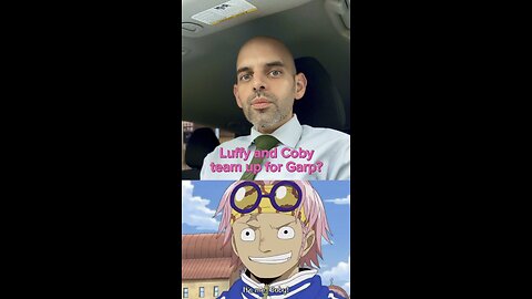 Luffy and Koby team up for Garp #onepiece #strawhats #eloyesright