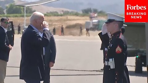 President Biden And The First Lady Depart Santa Ynez, California