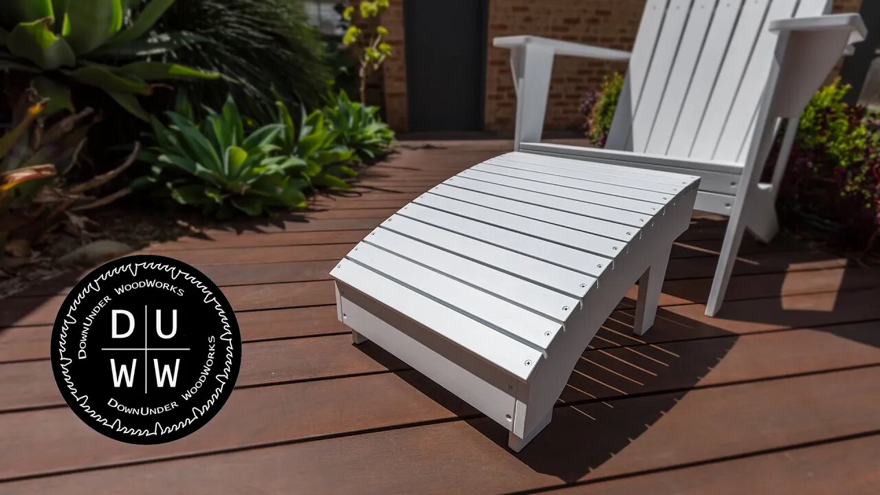 How to build Adirondack foot stools - #summerbuilds21