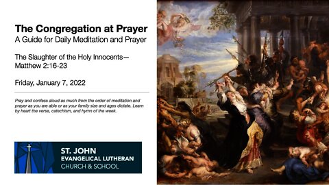 The Slaughter of the Holy Innocents—Matthew 2:16-23