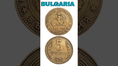 Bulgaria 5 stotinki 1962.#shorts #coinnotesz