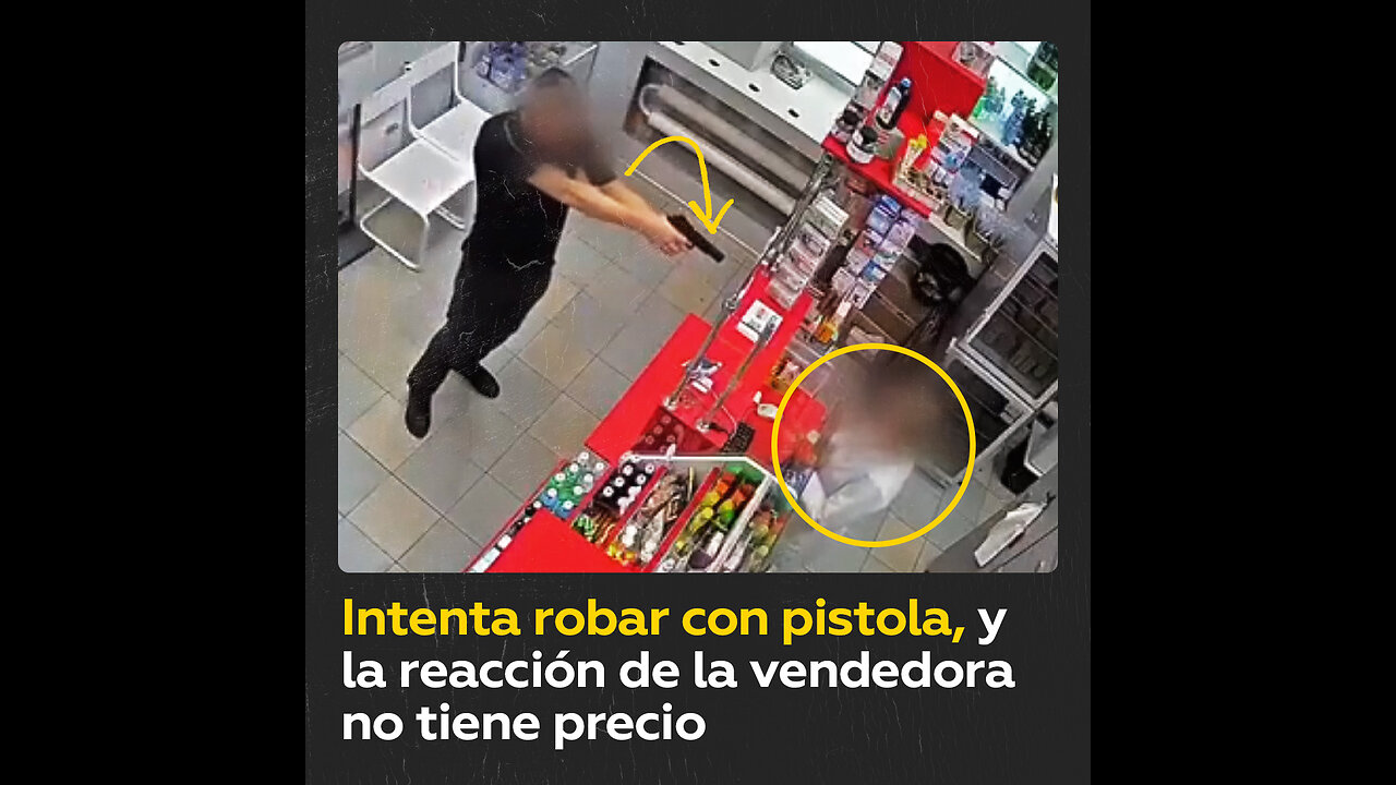 Trata de realizar un robo armado, pero se encuentra con una mujer rusa ‘de hierro’