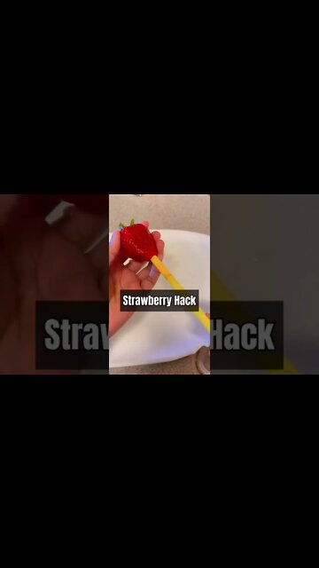 Fruits hack strawberry 🍓,👌👍🤝 #shorts #tips #knowledge #foryou #diy #fruit #strawberry