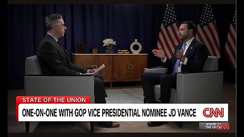 JD Vance - One on One with Jake Tapper CNN