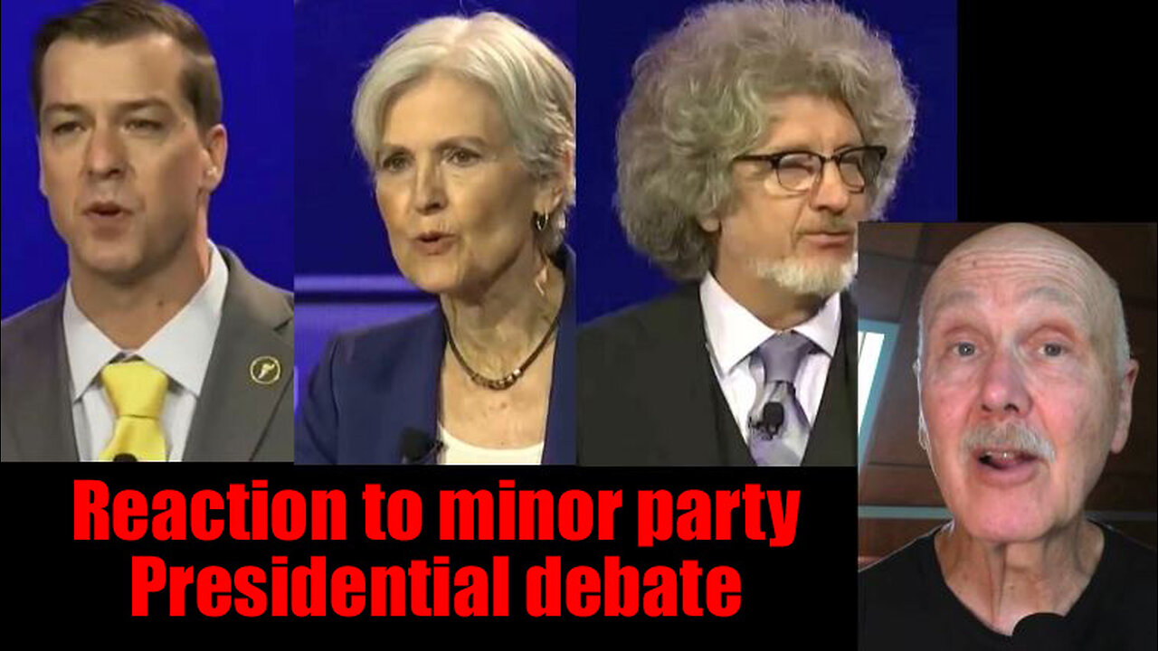 Reaction to debate of minor party Presidential candidates Oliver, Stein & Terry: domestic policy