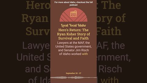 Hero's Return: The Ryan Koher Story of Survival and Faith