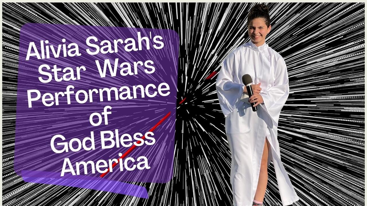 Star Wars Performance of God Bless America | 15-Year-Old Alivia Sarah | Vocal Guitar Mastery