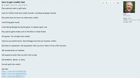 WOT How to Get Credits Fast