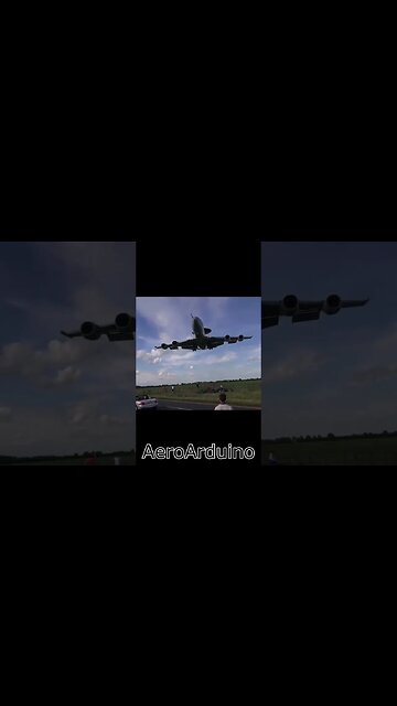 Saw Large Reconnaissance Aircraft Landing Over My Head #Aviation #AeroArduino