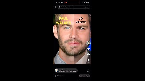 Paul Walker is JD Vance