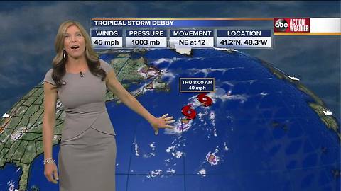 Tropical Storm Debby Update | Tracking the Tropics