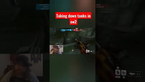 taking down tanks in #overwatch2 #shorts