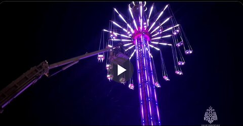 Dozens of people were trapped on an amusement ride in Volgograd, Russia...