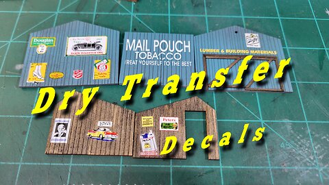 Easy Dry Transfer Application For Signes On Your Buildings