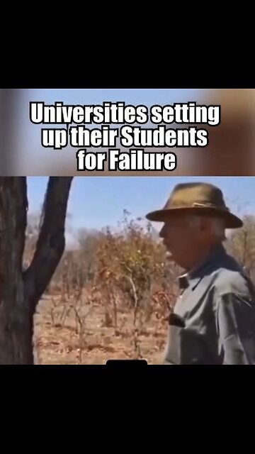 Universities are setting up students for FAILURE.