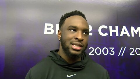 Kansas State Football | Felix Anudike-Uzomah Postgame Interview | K-State 37, Texas Tech 28