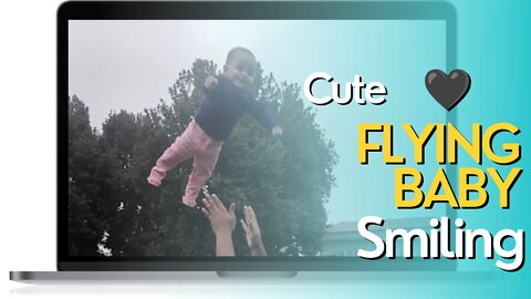 Cute Baby Flying