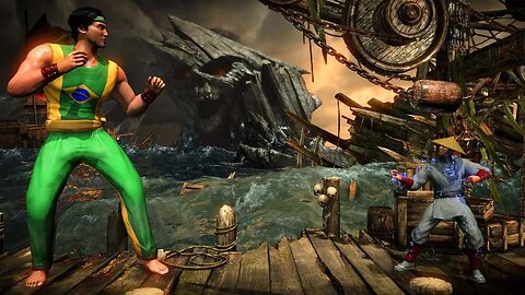 Colossal Liu Kang Vs Raiden Mortal Kombat XL Mod