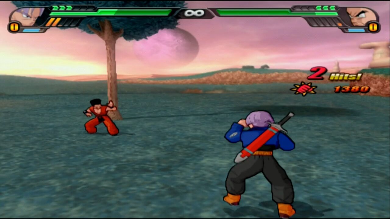 -Trunks (w/Sword)- Vs. Yamcha {Budokai Tenkaichi 3}