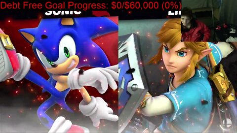 Sonic The Hedgehog VS Link At The Hardest Difficulty In A Super Smash Bros Ultimate Match