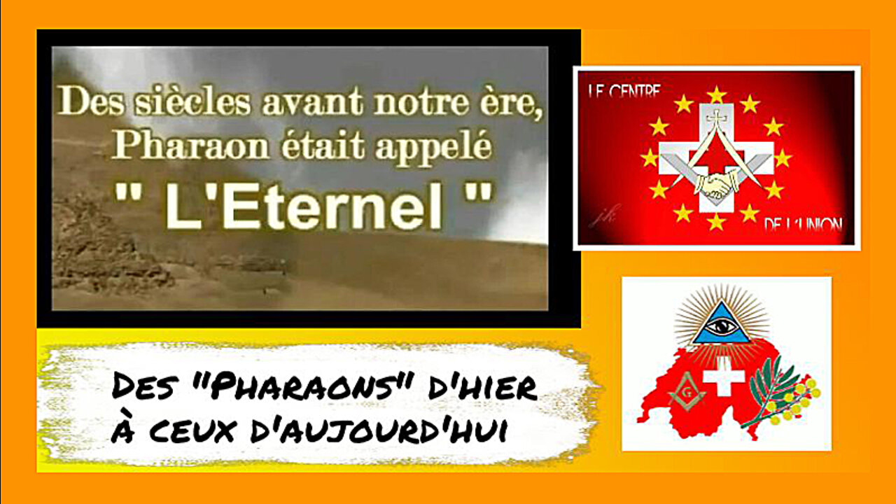 Des "Pharaons d'hier à ceux d'aujourd'hui". Ce sont, tout en haut,les vrais maîtres du monde...