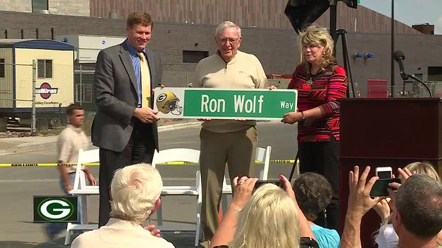 Ron Wolf says he's 'honored' by roadway named after him