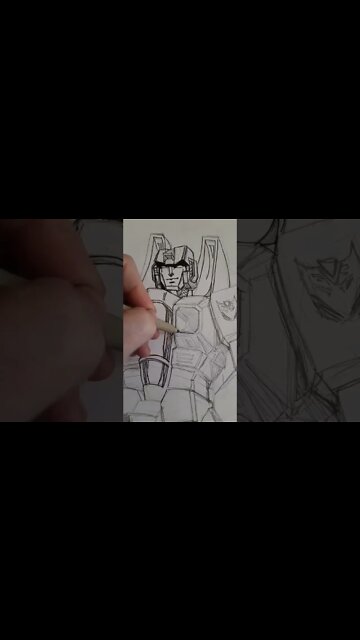 Inking Star Scream! eBay store at ebay.com/usr/micful-94 #inking #comicart #sketch #transformers