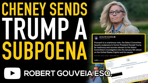 J6 Committee SUBPOENAS Trump with DEMAND for TESTIMONY and DOCUMENTS