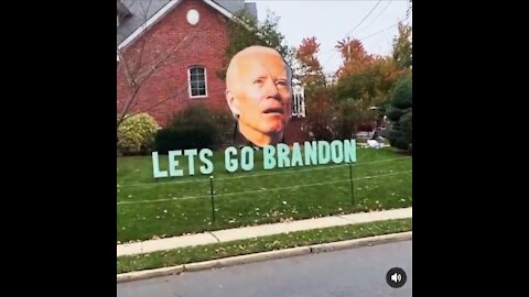 HUGE Let's Go Brandon Lawn Sign