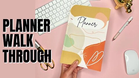 Planner Walk Through- Take a look at the new A Crafty Concept Planner and Daily Organizer