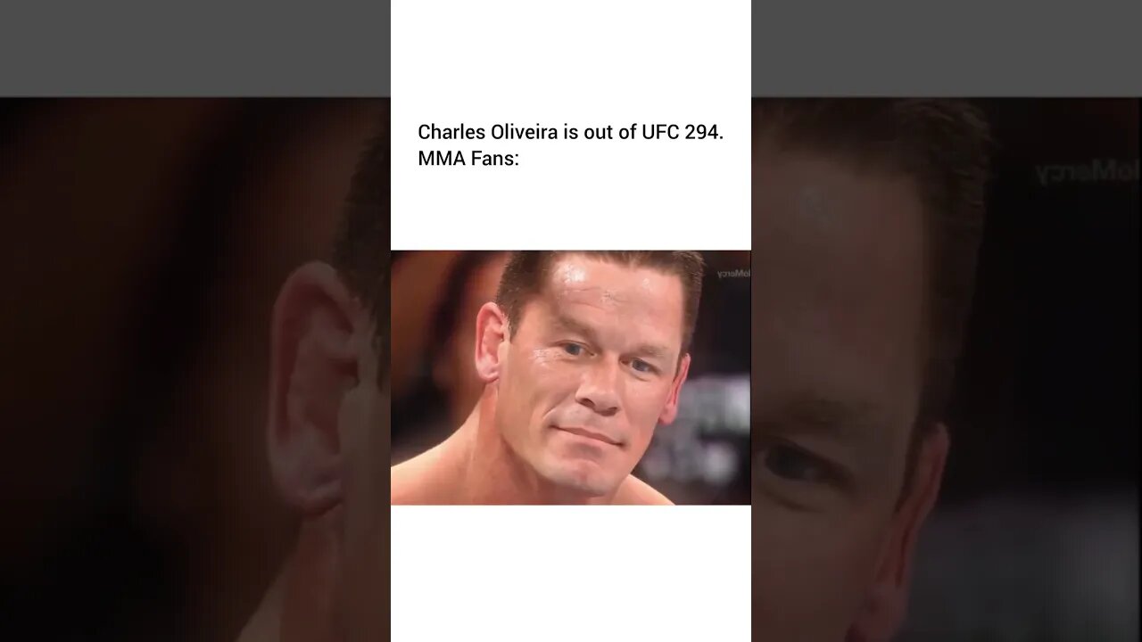 Charles Oliveira is out of UFC 294. #shorts