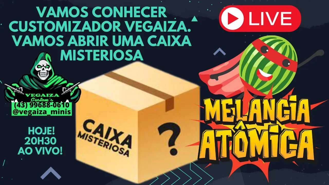Diecast Podcast - Live para Batermos um Papo Sobre Customização com Vegaiza Minis