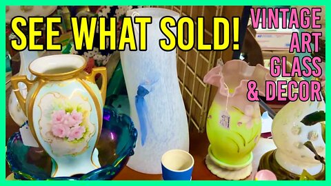 Real Sold Prices! | ART GLASS & More | FENTON and Finery